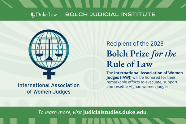 2023 Bolch Prize for the Rule of Law 