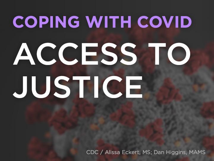 Access to justice title slide